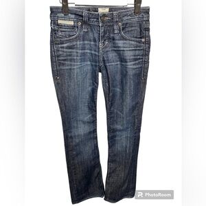 Taverniti So Jeans ANGEL 18 Boot Sz 25 25W 31L Women Denim Medium Wash U2